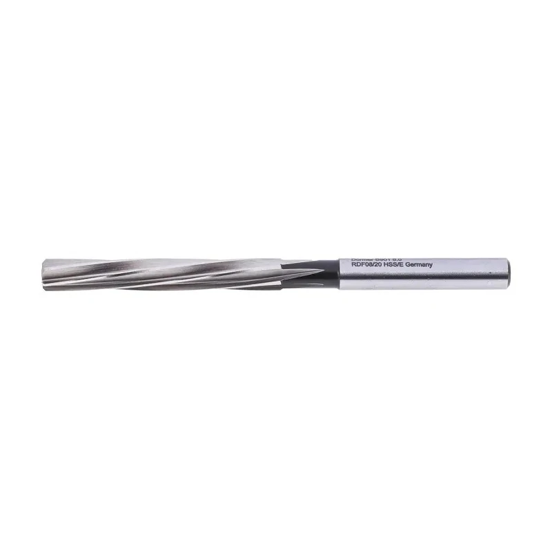 Dormer Straight Shank High-Speed Steel Reamer Bit 8mm Diameter 115mm Overall Length B9018.0