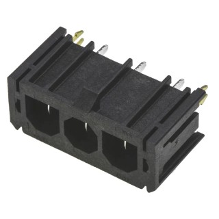Molex Sabre Series Straight Through Hole PCB Header, 3 Contacts, 7.49 mm Pitch, 1 Row, Shrouded, 18A, 600V 43160-2103