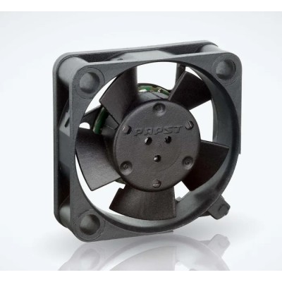 ebm-papst 250 Series Axial Fan 12V DC 3.4 m³/h 450 mW 42 mA Max IP20 Sleeve Bearing Rectangular Frame 25mm x 25mm x 8mm IP20 