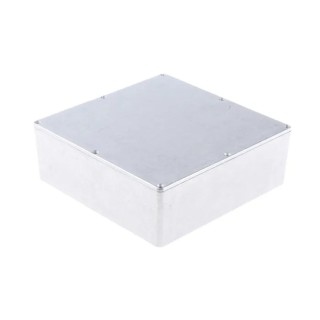 Hammond 1590 Series Die Cast Aluminium Enclosure IP65 Rated 67 mm x 188 mm x 188 mm 1590WF