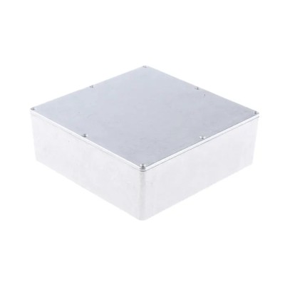 Hammond 1590 Series Die Cast Aluminium Enclosure IP65 Rated 67 mm x 188 mm x 188 mm 1590WF