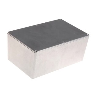 Hammond 1590 Series Natural Lid Die Cast Aluminium Enclosure IP65 80.3 mm x 188 mm x 120 mm 1590WE