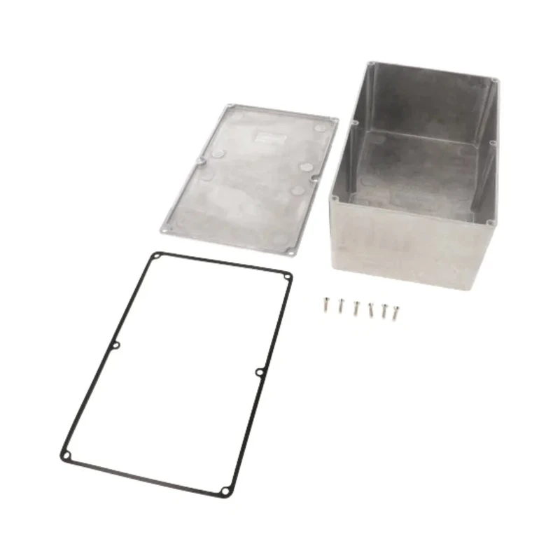 Hammond 1590 Series Natural Lid Die Cast Aluminium Enclosure IP65 80.3 mm x 188 mm x 120 mm 1590WE