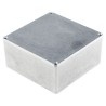 Hammond Die Cast Aluminium Enclosure with Natural Lid IP65, 59 mm x 120 mm x 120 mm 1590WU