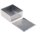 Hammond Die Cast Aluminium Enclosure with Natural Lid IP65, 59 mm x 120 mm x 120 mm 1590WU