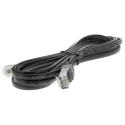 Decelect SPE Cat5 Ethernet Cable, Black, 3 m Length, F/UTP PVC Jacket, Terminated 