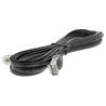 Decelect SPE Cat5 Ethernet Cable, Black, 3 m Length, F/UTP PVC Jacket, Terminated