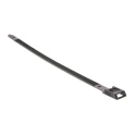 HellermannTyton Releasable Cable Tie 275 mm Length x 9 mm Width, Black Polyamide 66, 445N Tensile 112-00005 RPE275-PA66HS-BK