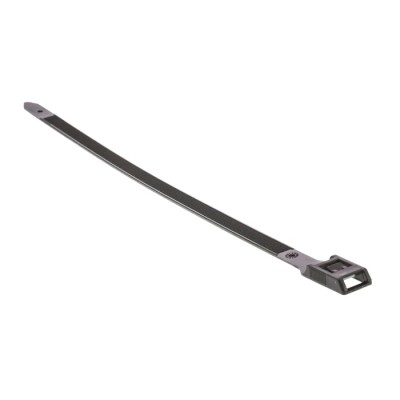 HellermannTyton Releasable Cable Tie 275 mm Length x 9 mm Width, Black Polyamide 66, 445N Tensile 112-00005 RPE275-PA66HS-BK
