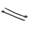 HellermannTyton External Notched Cable Tie 180 mm x 9 mm, Black Polyamide 66, Tensile Strength 445N 112-18061 PE180-PA66HS-BK