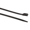 HellermannTyton Cable Tie, 535 mm Length x 9 mm Width, Black Polyamide 66, UV-Resistant, Halogen 112-53060 PE530-PA66HSW-BK