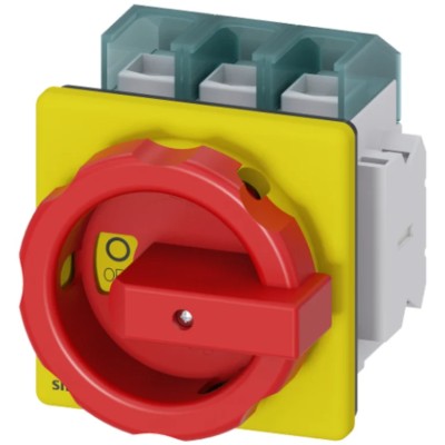 Siemens 3-Pole Panel Mount Non-Fused Switch Disconnector IP65, 125A, 45 kW, 3LD Series 