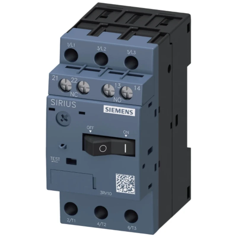 Siemens 12A SIRIUS 3RV1 Motor Protection Circuit Breaker, 690V, 3 Poles, IP20, -20°C to 60°C 3RV1011-1KA15