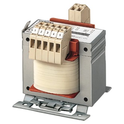 Siemens DIN Rail Panel Mount Transformer 400 VA, 600 V Primary, 2 x 115 V Secondary Model 4AM4642-8ED40-0FA0