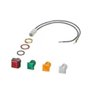 Siemens Glow Lamp Panel Mount Indicator Green Red Clear LED Wire Termination 500V ac/dc 3RV1903-5G