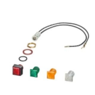 Siemens Glow Lamp Panel Mount Indicator Green Red Clear LED Wire Termination 500V ac/dc 3RV1903-5G