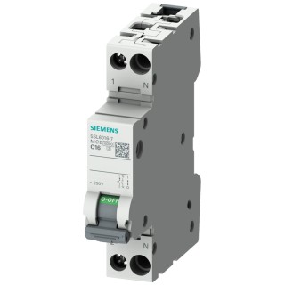 Siemens Miniature Circuit Breaker 1-Pole, 25A, Type B, 230V AC, 60V DC, 6kA Breaking Capacity 5SL6025-6