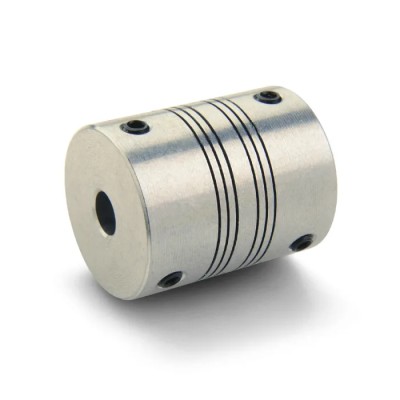 Ruland Aluminium Flexible Screw Style Coupler 19.05 mm OD 0.25 mm Bore, 22.86 mm Length, 6000 RPM, 25.8 Nm Torque PSR12-4-4-A