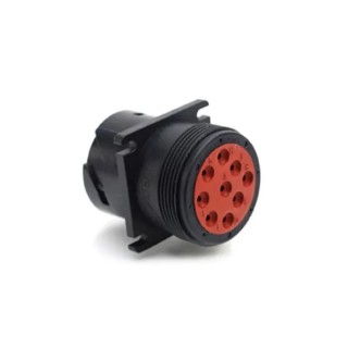 Amphenol Industrial Circular Connector Panel Mount Socket Female 9 Contacts 1500V 13A IP67 AHD Series AHD10-9-96P