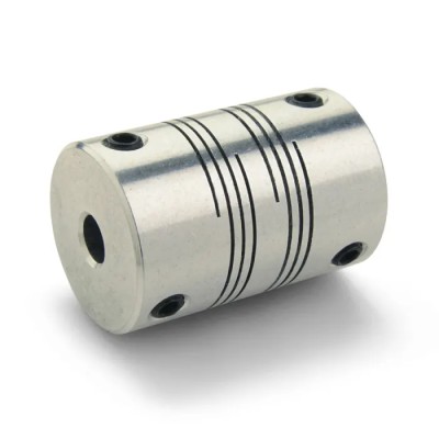 Ruland Aluminium Flexible Shaft Coupler 31.75 mm Outside Diameter 12.7 mm Bore Size 44.45 mm Length Model FSR20-8-8-A