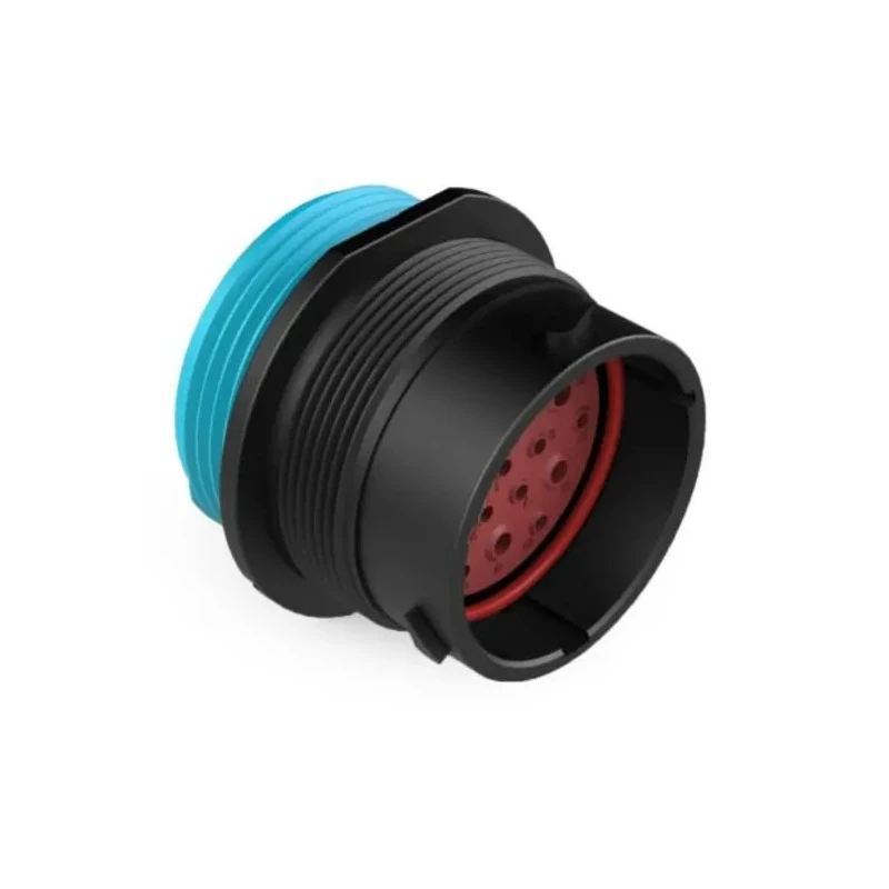 Amphenol Industrial Circular Connector, 19 Contacts, Panel Mount, Standard Size, Plug Male, IP67 IP69K AHDP04-24-19PR-WTA