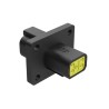 Amphenol Industrial AT Connecting Cable Male Black Panel Mount 4 Way Crimp Termination 13A AT04-4P-CL06