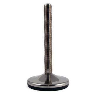 RS PRO M24 100 mm Diameter Stainless Steel Adjustable Foot with 1500 kg Static Load Capacity and 10° Tilt Angle 224-5806