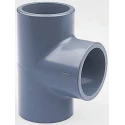 Georg Fischer Plastic Pipe Fitting 90° Push-in Female Tee, ABS, 12 bar Pressure, Grey, 37mm Length 729201107