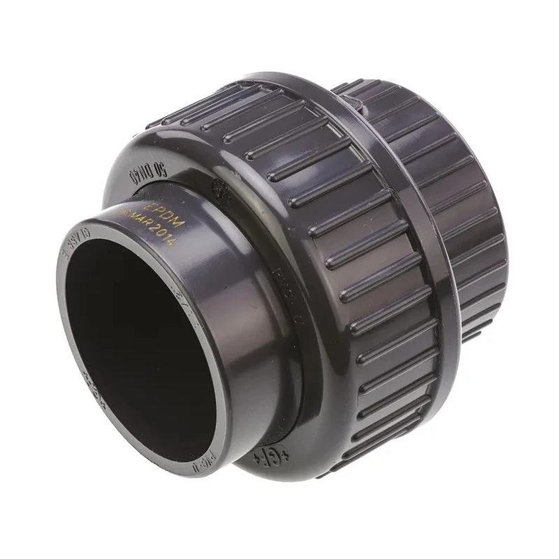 Georg Fischer Plastic Pipe Fitting Straight Push-in Union 1/4 in 729511109