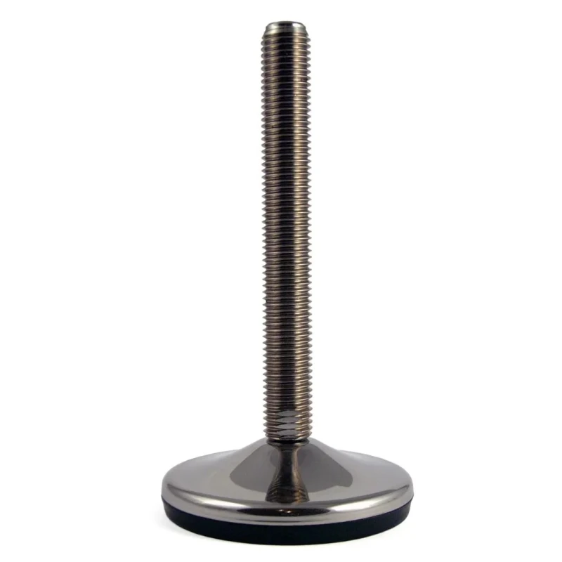 RS PRO M24 100 mm Diameter Stainless Steel Adjustable Foot 1500 kg Static Load Capacity 10 ° Tilt Angle 224-5807