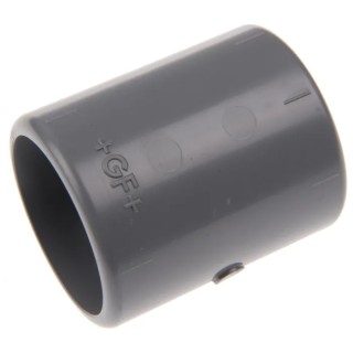 Georg Fischer Plastic Pipe Fitting Straight Socket ABS 12 bar 51mm 729911108