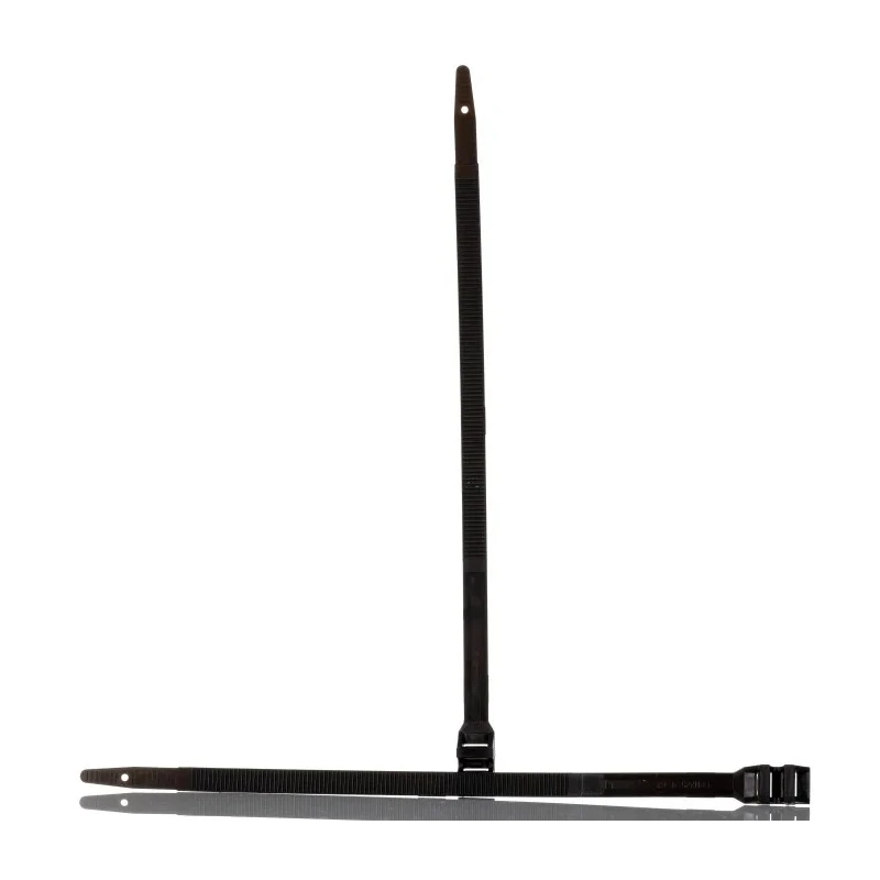 HellermannTyton Cable Tie Non-Releasable 265 mm Length x 9 mm Width Black Polyamide 66 112-00303 LPH275-PA66HIR(S)-BK