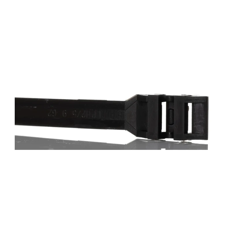 HellermannTyton Cable Tie Non-Releasable 265 mm Length x 9 mm Width Black Polyamide 66 112-00303 LPH275-PA66HIR(S)-BK