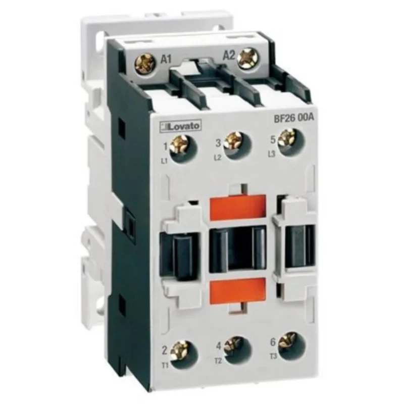 Lovato Electric Contactor 400V AC Coil 3-Pole 26 A 18.5 kW 3 NO BF2600A400