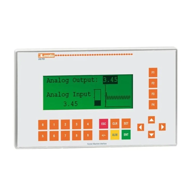 Lovato Electric LRXP Series HMI Panel 4.3 in LCD Display 192 x 64 Pixel LRXP01