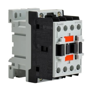 Lovato Electric Contactor 400V AC Coil, 3-Pole, 18 A Contact Current, 10 kW Power Rating, 1 NC, Model BF18