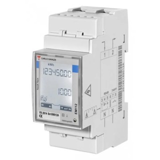 Carlo Gavazzi Single Phase Active Energy Meter with LCD Display EM112DINAV01XM1PFB