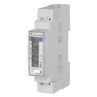 Carlo Gavazzi Single Phase LCD Energy Meter EM111DINAV51XS1X with ±0.5% Accuracy, 7-Digit Display, Pulse Output, 1 Phase