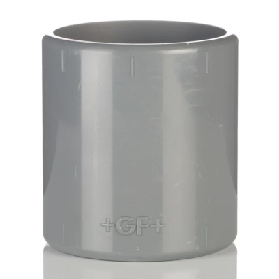 Georg Fischer Plastic Pipe Fitting Straight Solvent Weld Female Adapter 50 mm 729913110