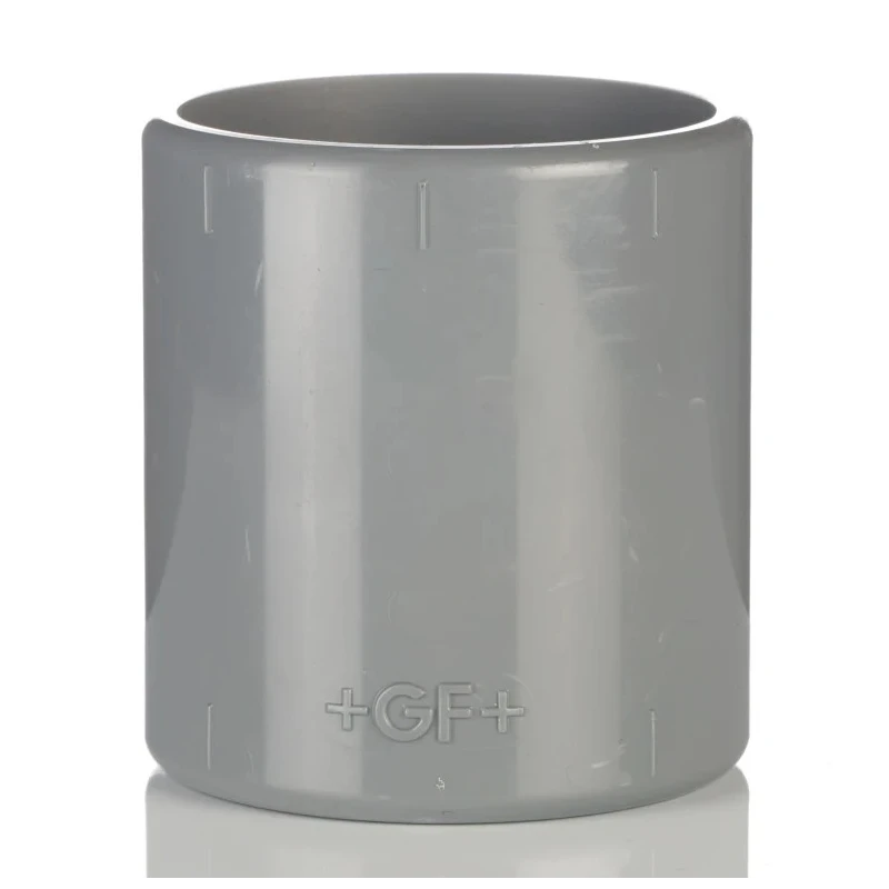 Georg Fischer Plastic Pipe Fitting Straight Solvent Weld Female Adapter 50 mm 729913110