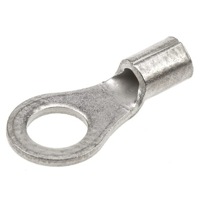 TE Connectivity STRATO-THERM Uninsulated Ring Terminal M4 Stud Size 22 AWG to 16 AWG 14.58mm Length 0.79mm Thickness 322798