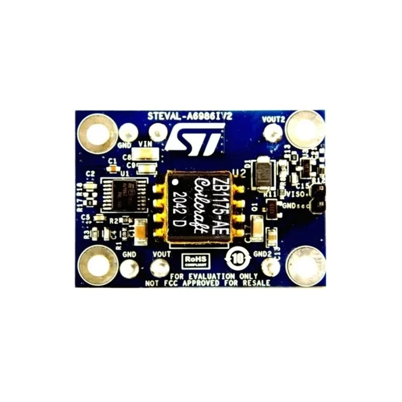 STMicroelectronics 38V 5 W Synchronous Iso-Buck Converter Evaluation Board with Dual Isolated Output STEVAL-A6986IV2