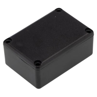 CAMDENBOSS Black ABS Potting Box with Lid, 46 mm Length x 32 mm Width x 20 mm Height, Wall Thickness 1.8 mm RX2007/S-FIVE