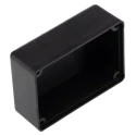 CAMDENBOSS Black ABS Potting Box with Lid, 46 mm Length x 32 mm Width x 20 mm Height, Wall Thickness 1.8 mm RX2007/S-FIVE
