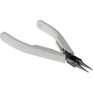 Lindstrom Round Nose Plier Mono-Material Ergonomic Synthetic Handle Steel Polished Jaw 20mm 120mm Overall 7590