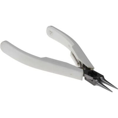 Lindstrom Round Nose Plier Mono-Material Ergonomic Synthetic Handle Steel Polished Jaw 20mm 120mm Overall 7590