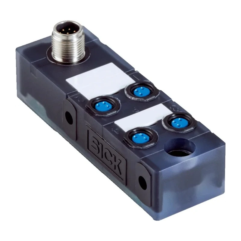 SICK Sensor Box 4 Port Thermoplastic Polyurethane Housing IP67 IP65, 18-30V DC Operating Voltage, Model Y8A34A2-C2A8000XXX