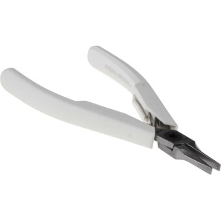 Lindstrom Flat Nose Plier Steel Ergonomic Handle Jaw Width 16mm Jaw Length 20mm Tip Size 1.6 mm 120mm Overall Length 7490