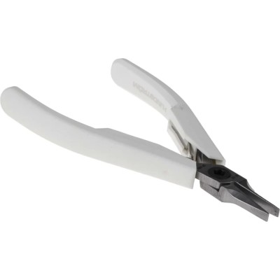 Lindstrom Flat Nose Plier Steel Ergonomic Handle Jaw Width 16mm Jaw Length 20mm Tip Size 1.6 mm 120mm Overall Length 7490