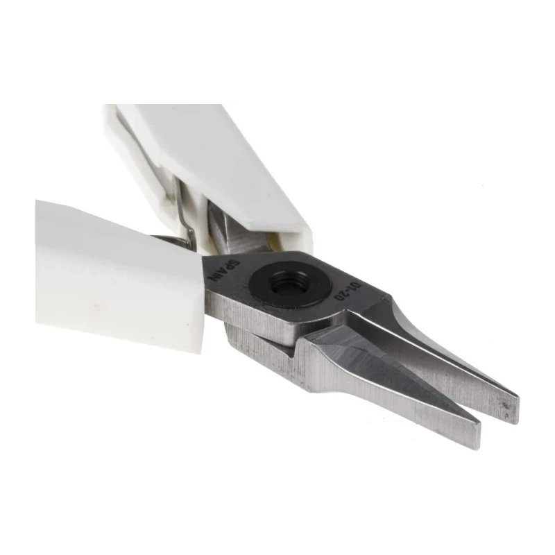 Lindstrom Flat Nose Plier Steel Ergonomic Handle Jaw Width 16mm Jaw Length 20mm Tip Size 1.6 mm 120mm Overall Length 7490